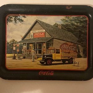 Cocoa cola serving tray.